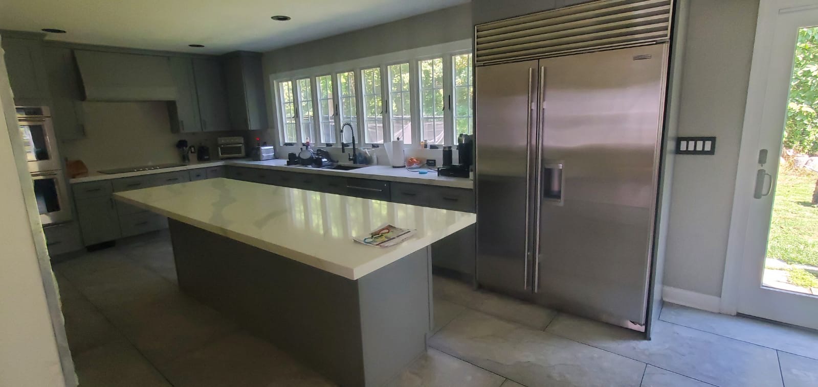 Bright Kitchen Countertop Window View